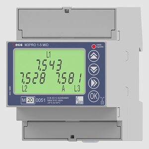 M3PRO …/1-5 A S0 Dreiphasen-Energiezähler